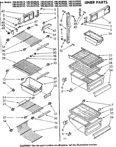 Liner parts
