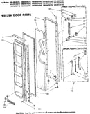 Freezer door parts