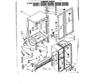 Kenmore 1068539762 cabinet parts diagram