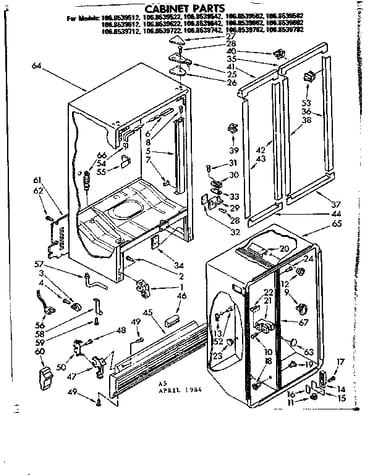 Cabinet parts