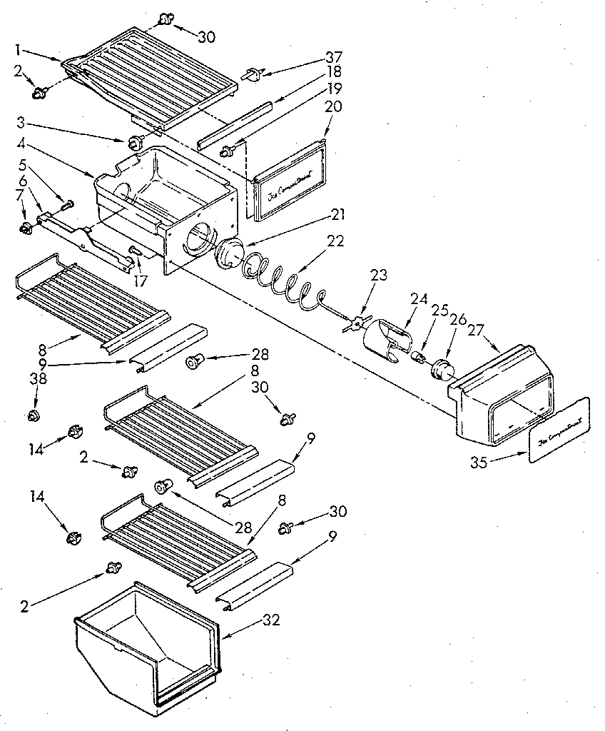 FREEZER INTERIOR