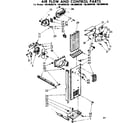Kenmore 1068600220 air flow and control parts diagram