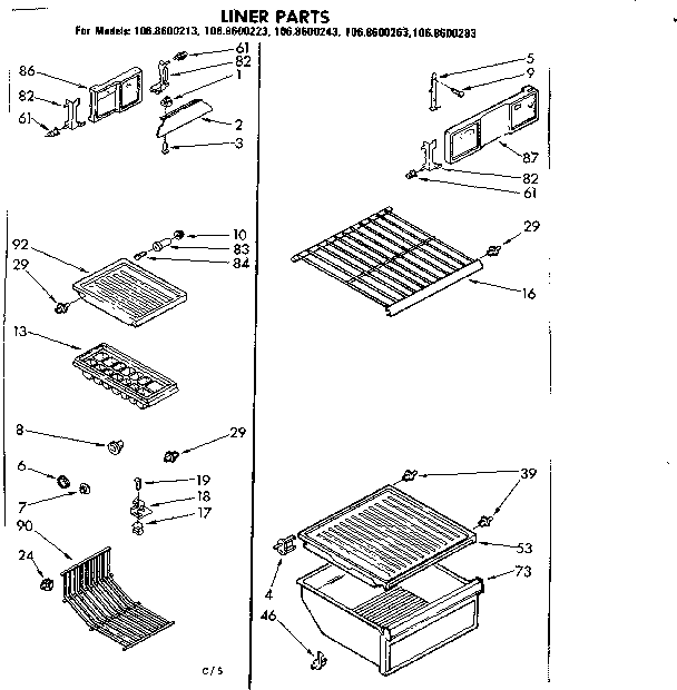 Liner parts