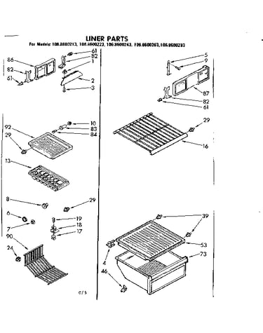Liner parts
