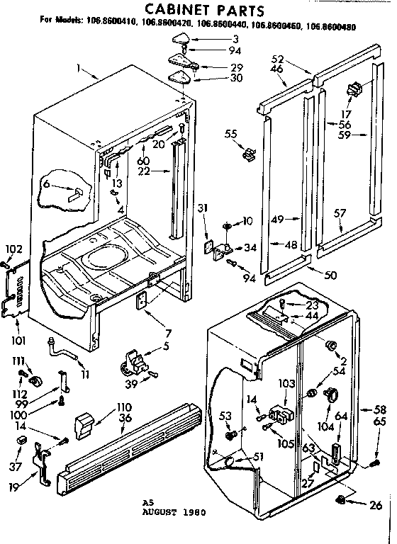 Cabinet parts