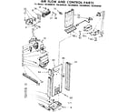 Kenmore 1068600460 air flow and control parts diagram