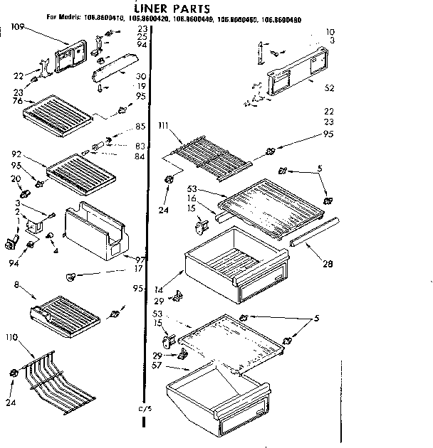 Liner parts