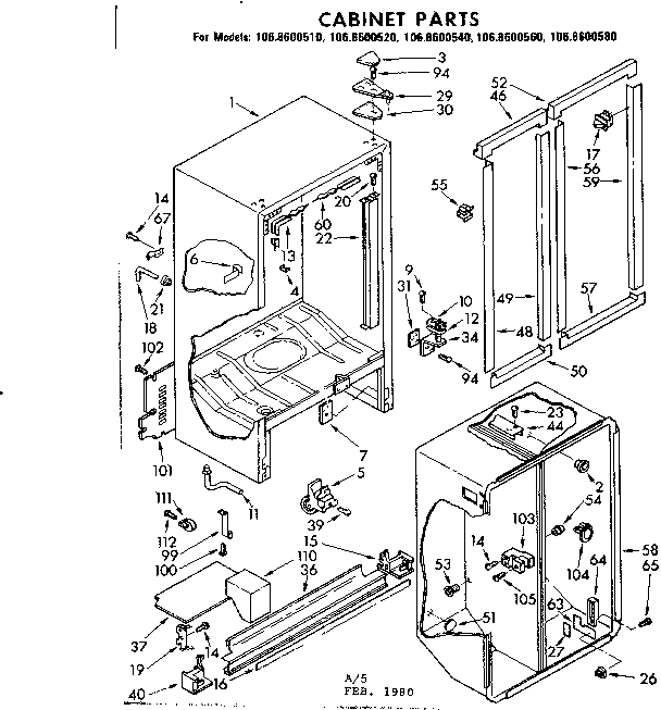 CABINET PARTS