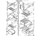 Kenmore 1068600520 liner parts diagram