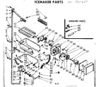 Kenmore 1068600520 icemaker parts diagram