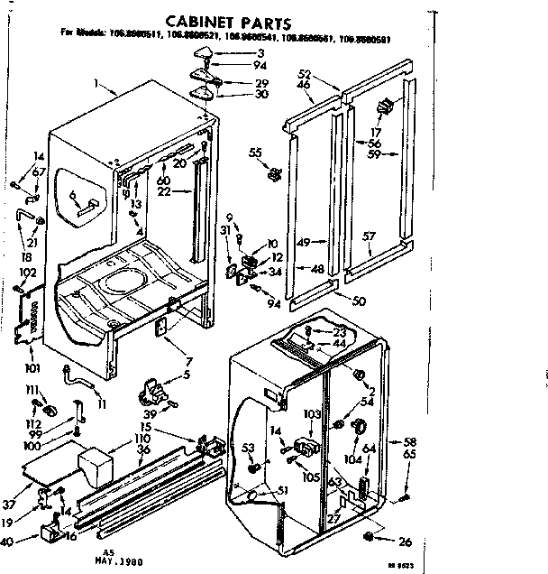 Cabinet parts