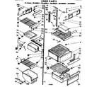 Kenmore 1068600561 liner parts diagram