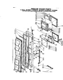 Freezer door parts