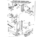 Kenmore 1068600640 air flow & control parts diagram