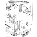 Kenmore 1068600610 air flow & control parts diagram