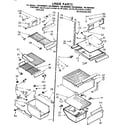 Kenmore 1068600610 liner parts diagram