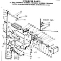 Kenmore 1068600610 icemaker parts diagram