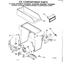 Kenmore 1068600640 ice compartment parts diagram