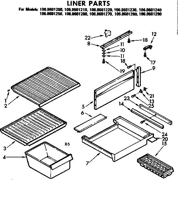 Liner parts