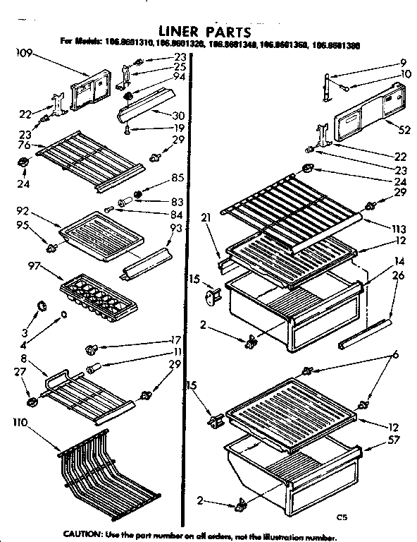 Liner parts