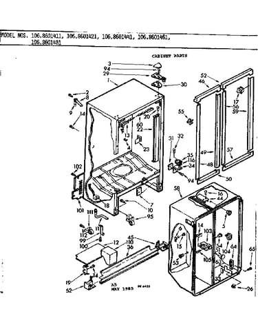 Cabinet parts