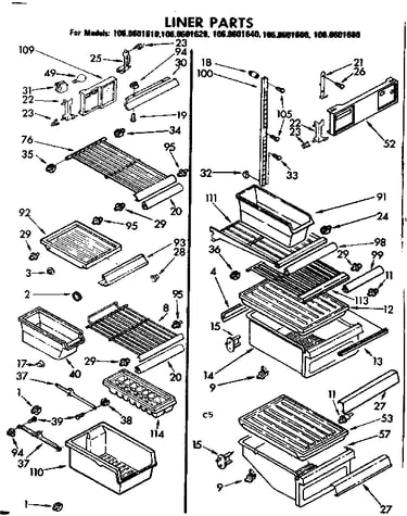 Liner parts