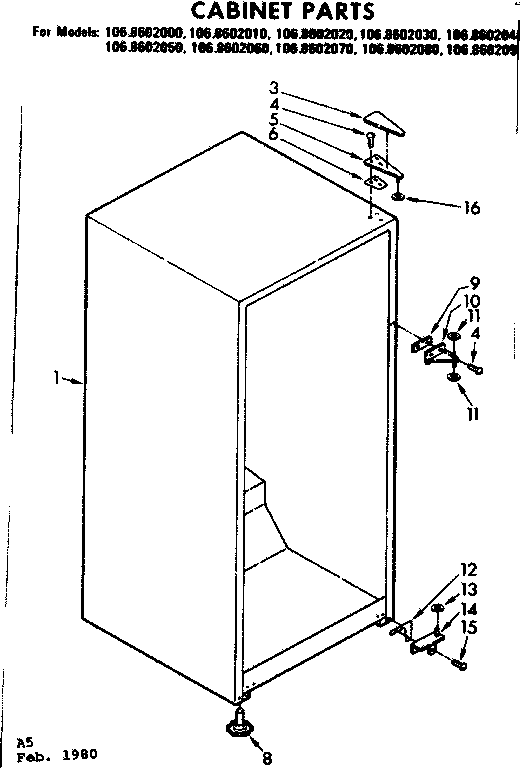 CABINET PARTS