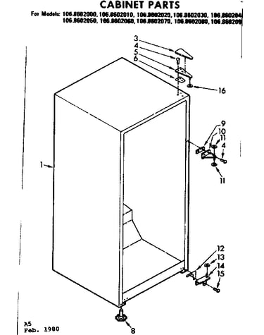Cabinet parts