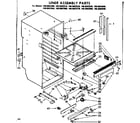 Kenmore 1068602070 liner assembly parts diagram