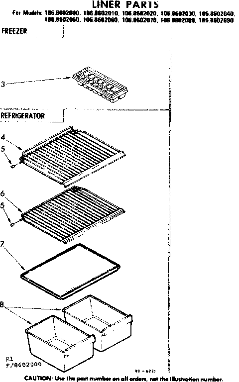Liner parts
