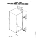 Kenmore 1068602081 cabinet parts diagram