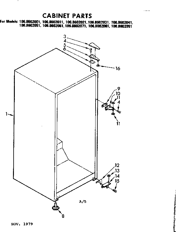 CABINET PARTS