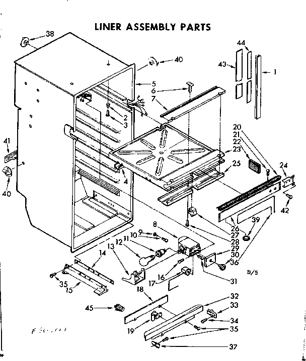 LINER ASSEMBLY PARTS