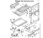 Kenmore 1068603410 breaker and partition parts diagram