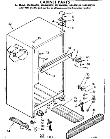 Cabinet parts