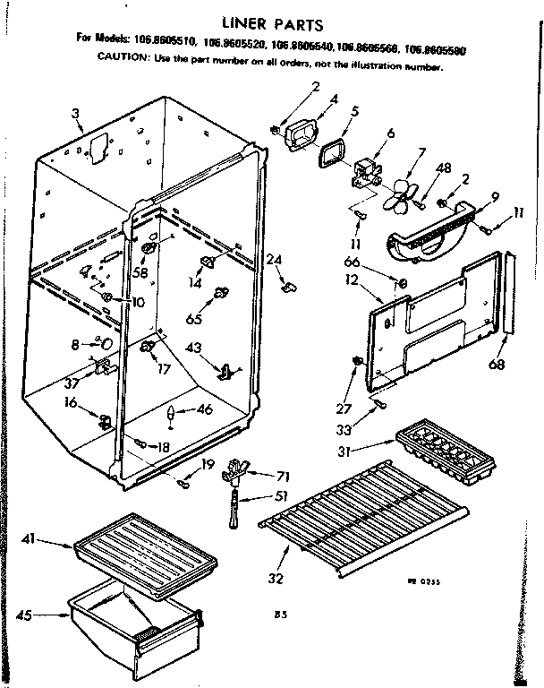 Liner parts