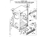 Kenmore 1068605680 cabinet parts diagram