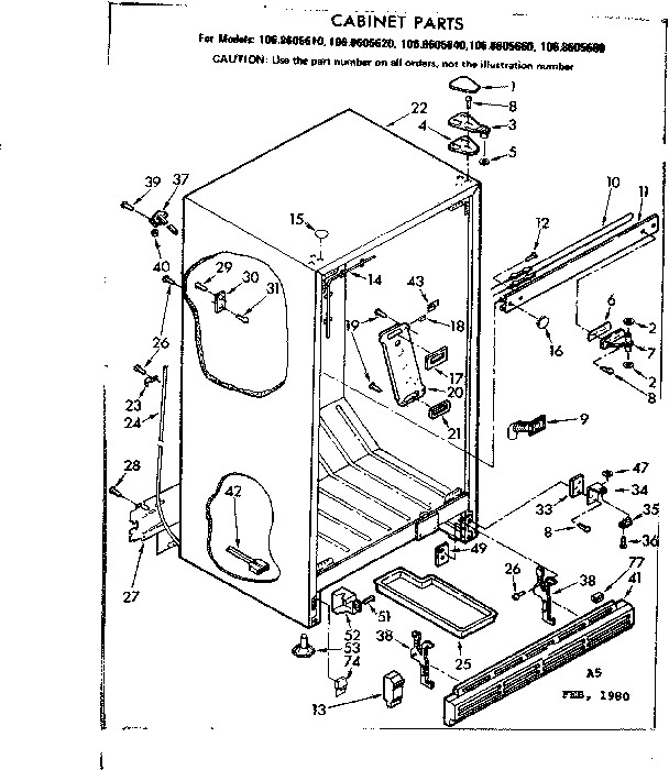 CABINET PARTS