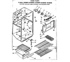 Kenmore 1068605640 liner parts diagram