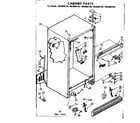 Kenmore 1068605740 cabinet parts diagram