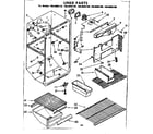Kenmore 1068605780 liner parts diagram