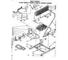 Kenmore 1068605780 unit parts diagram