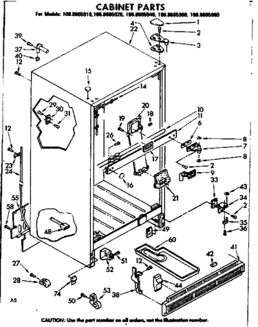 Cabinet parts