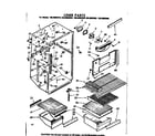 Kenmore 1068605980 liner parts diagram