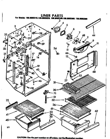 Liner parts