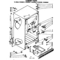 Kenmore 1068605922 cabinet parts diagram