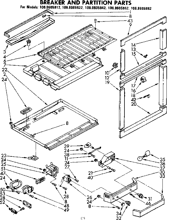 BREAKER AND PARTITION PARTS