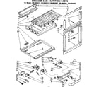 Kenmore 1068605962 breaker and partition parts diagram