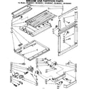 Kenmore 1068605922 breaker and partition parts diagram