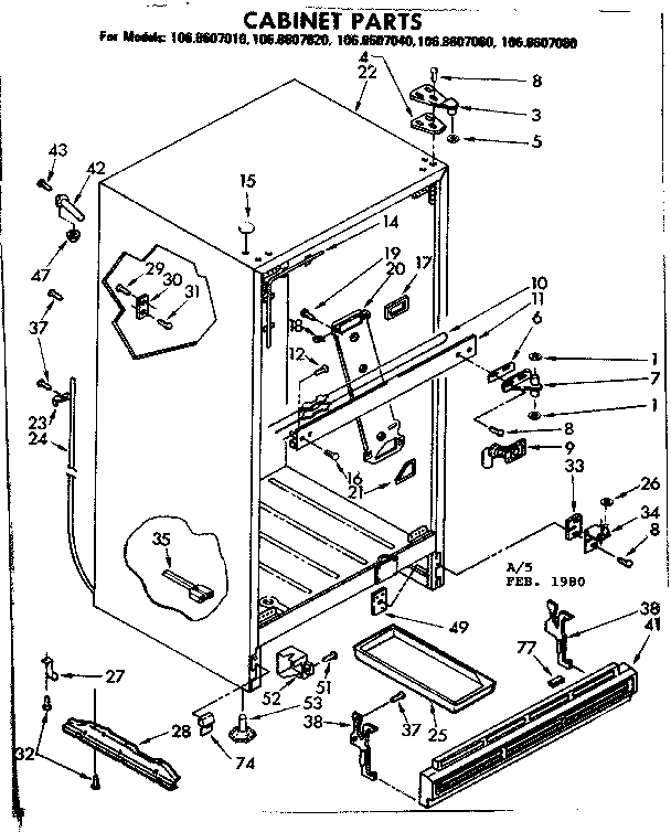 CABINET PARTS